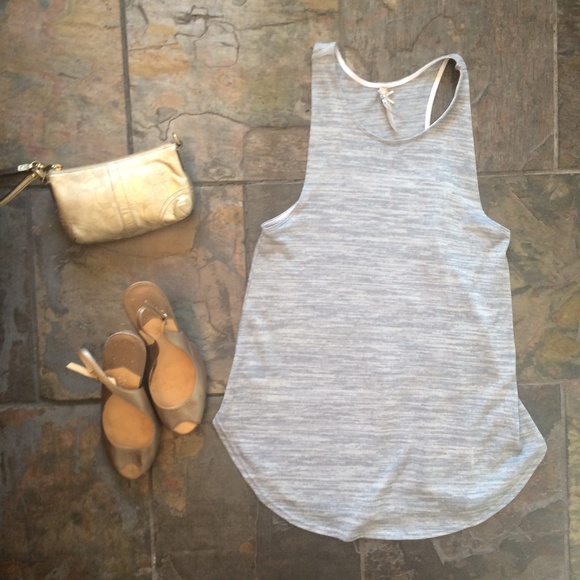 Heather Blue Racerback Tank - Picture 1 of 3